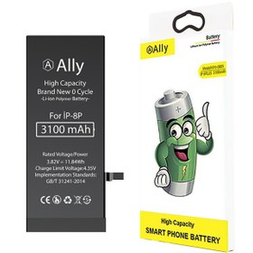 Resim ALLY iPhone 8 PLus 3100 Mah Yüksek Kapasiteli Pil Batarya 