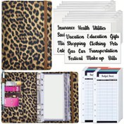 Resim Organize Your Finances in Style: A6 Bütçe Cüzdanı Fermuarlı Zarflar ve Gider Tabloları ile 