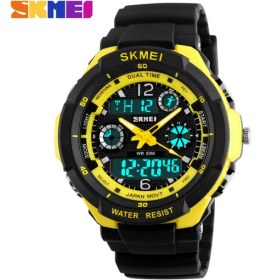 Resim Hanyang Tam Sarı S Şok Skmei 0931 Erkek Kol Saati Askeri Dijital LED Spor Kuvars Saatler Dalış Lüks Marka Erkek Izle Relogio Masculino 2018 (Yurt Dışından) 