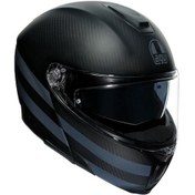 Resim Agv Sportmodular Multi Plk Dark Refractive Çene Açılır Kask 