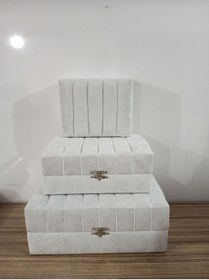 Resim Sonem Çeyiz Çeyiz Sandığı Gelin Damat Bavul Çanta Sandık Hurç 3lü 0420 