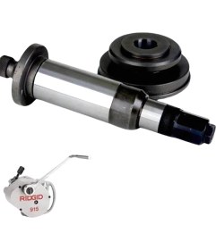 Resim Rıdgıd 92437 Model 915 Yiv Açma Aleti 1¼''- 2½'' Yiv Açma Silindiri Seti 