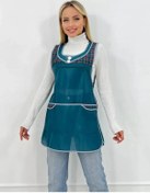 Resim Elizstyle Satış Elemanı İçin Fermuarlı İş Bornozu Bornozun Çeşidi Ve Özellikle Olduğu Kıta Dahil Değil. 366011165 Yeşil 