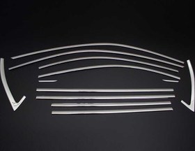 Resim OMSA Skoda Superb B8 Krom Cam Çerçevesi 12 Parça 2015-2023 Arası 