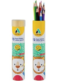 Resim Adel Kuru Boya Kalemi Metal Tüp 12 Renk 