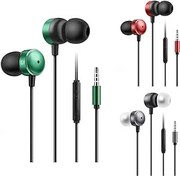 Resim Auleset A08pro Kulak İçi Kulaklık Kablolu Kontrol 1,2 m 3,5 mm Spor Kulaklık Mikrofonlu iPhone ve Android ile Uyumlu, PC Oyun, MP3 - Yeşil 