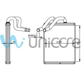 Resim 97227-3E000 Kalorifer Rad Kıa Sorento 02-06 195X17 