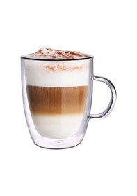 Resim Leggno Vetro Çift Cam Kulplu Bardak 400 Ml 2'li Renkli 