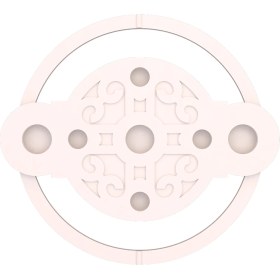 Resim Motifpiyer Tavan LED Spotlu Göbeği 54-Yuvarlak-Dis-Citali 