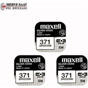 Resim Maxell 371 SR920SW Saat Pili 1.55V 3AD 