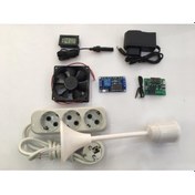 Resim Kuluçka Seti,Termostat,Fan,Nem Ölçer, Adaptör,Zaman Modülü 