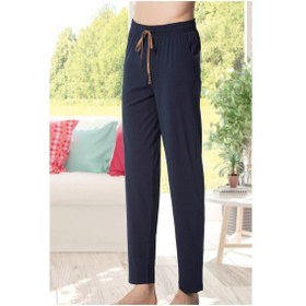 Resim Kly Ince Tek Alt Çok Rahat Pamuk Pijama-lacivert-3xl Çok Renkli 