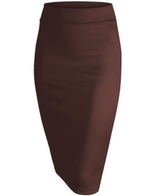 Resim CNG MODA Ofis Şıklıı Scuba Kumaş Kalem Etek 