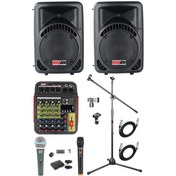 Resim Lastvoice Ample Little Paket-2 Aktif Hoparlör Ve Mixer Full Ses Sistemi Seti 