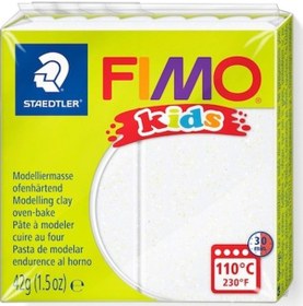 Resim Staedtler Fimo Kids Yumuşak Polimer Kil 052 Glitter White 