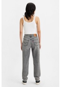 Resim Levi's Kadın 80's Mom Jeans Gri Yüksek Bel Pantolon - A9385-0004-2669 Gri 