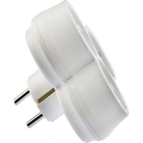 Resim ŞANLED 3'lü Topraklı Papatya Golyat, Üçlü Priz Çoğaltıcı 4 Adet 