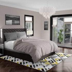 Resim Monnhein Yıkanabilir Halı ve Yolluk - Kaymaz Tabanlı Salon Halısı, Mutfak Halısı, Modern Dijital Baskı Tasarım (0434) 