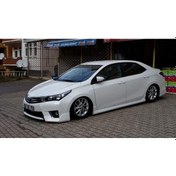 Resim Toyota Corolla Uyumlu Marşpiyel Seti - Boyasız - Abs Plastik - 2013+ 