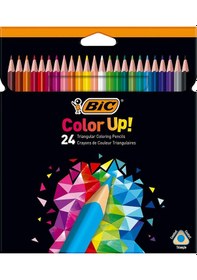 Resim Bic Color Up Üçgen Kuru Boya Kalemi 24 Lü Kutu 950528 