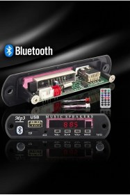 Resim Peugeot 207 Bluetoothlu Oto Teyp Usb/sd Çevirici Aux Kumandalı 12v 