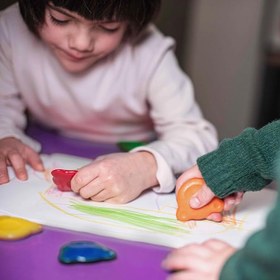 Resim Carioca Teddy Bebek Crayons 6'Li +1 Yaş 