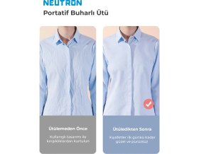 Resim Neutron Portatif Buharlı Kırışık Giderici Dikey Ütü 