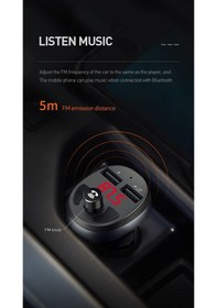 Resim Mcdodo Cc-6880 Fm Transmitter Çift Usb Tooth Araç Şarj Cihazı 
