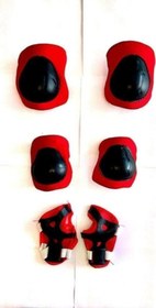 Resim Koruyucu Dizlik Takımı Dizlik, Dirseklik, Eldiven Set Kırmızı 