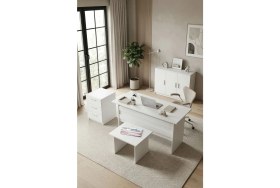 Resim Yurudesign Vario ABCE Ofis Büro Masa Takımı 3 Renk VO12-W 