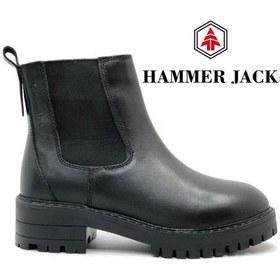 Resim Hammer Jack 102-24615-Z Patricıa Hakiki Deri Postal Kadın Bot SİYAH 
