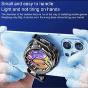 Resim Telefon Tablet Soğutucu Turbo Rgb Fan Tutacak Buz Hissi Radyatör 