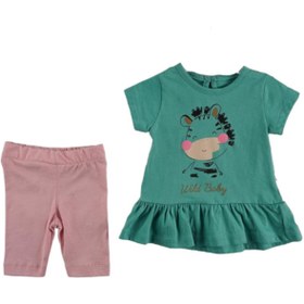 Resim ANGELROSE Zebra Tayt Bebek Takımı 