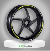 Resim Florasan Sarı Yamaha R25 Uyumlu 1 Set Jant Şeridi 