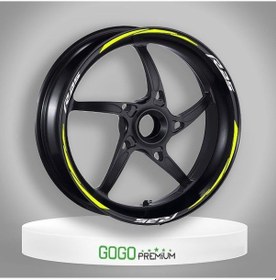 Resim Florasan Sarı Yamaha R25 Uyumlu 1 Set Jant Şeridi 