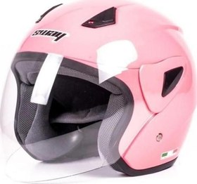 Resim Xbyc 700 Yarı Camlı Elektrikli Bisiklet Motosiklet Ve Scooter Kaskı S Beden Pembe 