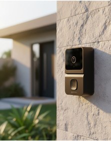 Resim Wifi Akıllı Kapı Zili 85 Derece Geniş Açı Android İos Uyumlu 