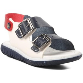 Resim Ayakmod Şng 1530-p Lacivert-beyaz-kırmızı Erkek Çocuk Sandalet 001 