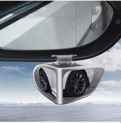 Resim Novahub White Blind Spot Mirror Double-sided Transparent Glass 360 Rotatable Universal Water Truck Car Auto Left 