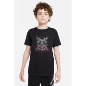 Resim Qivi Mayhem Band Baskılı Unisex Çocuk Siyah T-Shirt 