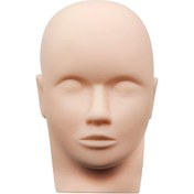 Resim Suntek Kirpik Silikon Kafa Kalıp Eğitim Manken Kafa Uygulama 