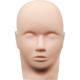 Resim Suntek Kirpik Silikon Kafa Kalıp Eğitim Manken Kafa Uygulama 