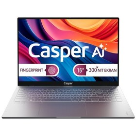 Resim Casper Nirvana S100.255H-BF00R-G-F U7 255H 16 GB 1 TB SSD 16" W11P Dizüstü Bilgisayar 