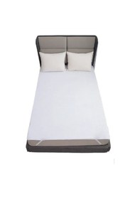 Resim Evony Çift Kişilik Alez 160x200 Cm Sıvı Geçirmez Yatak Koruyucu Micro Kumaş Beyaz 