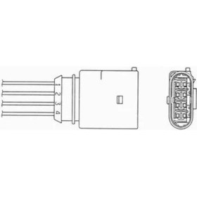 Resim NGK Golf 4 Lamda Sensörü 00-06 (Oksijen) 1.6 16V 