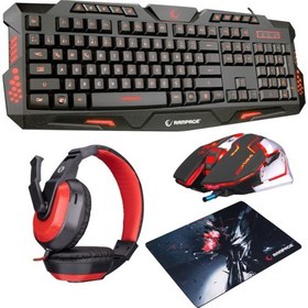 Resim Rampage Rıtm Combo Oyuncu Seti Klavye + Mouse + Kulaklık + Mouse Pad 