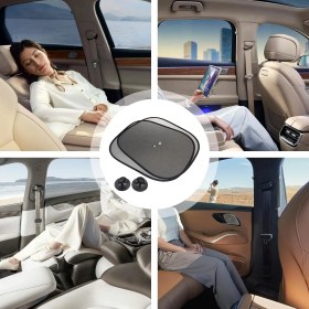 Resim 2 Adet Vantuzlu Araba Araç Oto Yan Cam Güneşlik Araba 