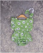 Resim ÖZGÜL BEBE Çiçekli Kız Bebek Tulum 