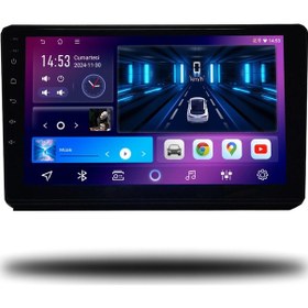 Resim Caros Peugeot Boxer 2007-2011 Uyumlu Android Multimedya 1gb Ram 16gb Hafıza 9" 