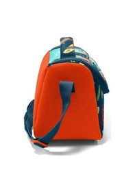 Resim Coral High Kids Çivit Neon Turuncu Kaykay Desenli Thermo Beslenme Çantası 11723 